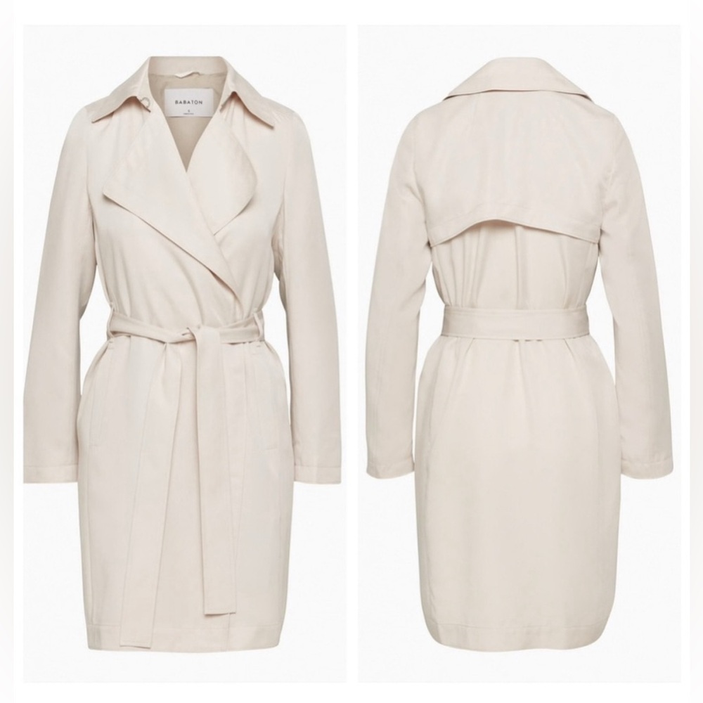 NWT Aritzia Babaton Maximo Trench XS - Picture 3 of 14
